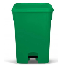 COLETOR COM PEDAL DE 60 LTS VERDE