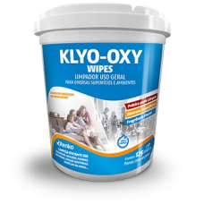 LIMPADOR PERÓXIDO DE HIDROGÊNIO FLORAL KLYO OXY POTE C/125 PANOS WIPES