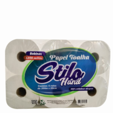 PAPEL TOALHA BOBINA 6X200MT STILO HAND