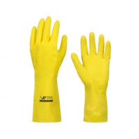 LUVA LÁTEX AMARELA TAM G VOLK MULTIUSO SLIM