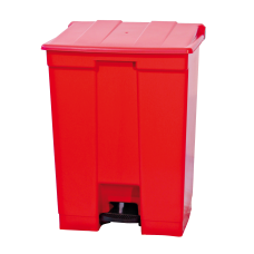COLETOR COM PEDAL DE 30 LTS VERMELHO