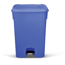 COLETOR COM PEDAL DE 15 LTS AZUL