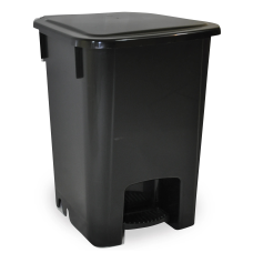 COLETOR COM PEDAL DE 15 LTS PRETO