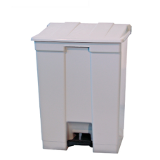 COLETOR COM PEDAL DE 60 LTS BRANCO