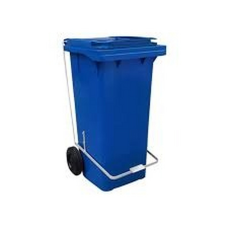 CONTENTOR 120 LTS AZUL COM PEDAL BRALIMPIA
