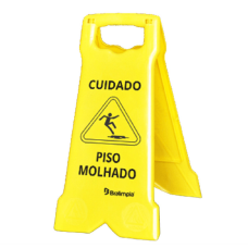 PLACA SINALIZADORA "PISO MOLHADO" COMPACTA PLACA SINALIZADORA "PISO MOLHADO" COMPACTA