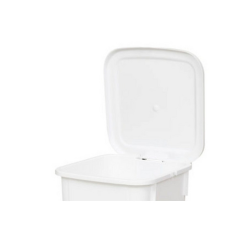 TAMPA PARA COLETOR BRANCO 15 LTS