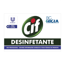 ADESIVO UNILEVER CIF DESINFETANTE S/PERFUME 12X8CM