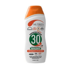 PROTETOR SOLAR FPS 30 COM REPELENTE NUTRIEX 120ML