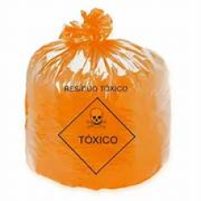 SACO DE LIXO 60 LTS LARANJA RESIDUO QUIMICO PCT C/100 SACO DE LIXO 60 LTS LARANJA RESIDUO QUIMICO PCT C/100
