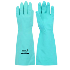 LUVA DE PVC COM CANO LONGO VERDE - TAM G PAR