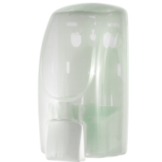 DISPENSER PARA SABONETE ESPUMA CENTURY TRANSP/BRANCO 600ML SR-0617-ES