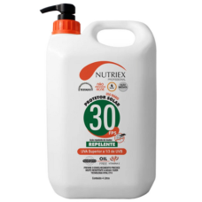 PROTETOR SOLAR FPS 30 COM REPELENTE NUTRIEX 4LT COM BICO DOSADOR