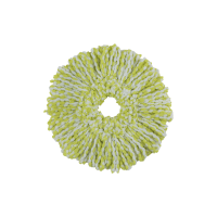 REFIL MOP UMIDO REDONDO AMARELO PERFECT