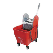 BALDE COM ESPREMEDOR 30L DOBLO VERMELHO