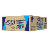 PAPEL TOALHA INTERFOLHA CELULOSE C/4800fls 21X20 FLORAX PREMIUM 2206