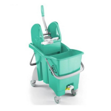 BALDE COM ESPREMEDOR WIZ TEC 30LTS C/ 2 DRENOS ACTION VERDE
