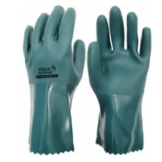 LUVA DE PVC COM CANO CURTO VERDE - TAM G PAR
