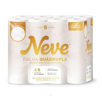 PAPEL HIGIÊNICO 24X20MT FOLHA QUADRUPULA NEVE