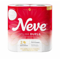 PAPEL HIGIÊNICO 04X20M FOLHA DUPLA NEVE