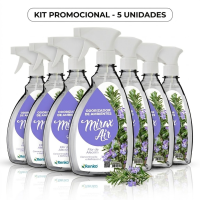 KIT 5 ODORIZADORES FLORES DE ALECRIM MIRAX AIR 500ML