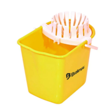 BALDE COM ESPREMEDOR MOPINHO AMARELO
