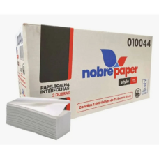 PAPEL TOALHA INTERFOLHA FOLHA DUPLA C/2000fls 23X21 STYLE 010044