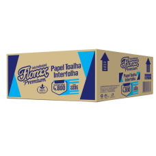 PAPEL TOALHA INTERFOLHA CELULOSE C/4800fls 21X20 FLORAX PREMIUM 2206 PAPEL TOALHA INTERFOLHA CELULOSE C/4800fls 21X20 FLORAX PREMIUM 2206