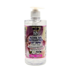 ALCOOL GEL ANTISSÉPTICO PROTECT HAND 70º FLIP TOP 500 ML