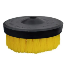 ESCOVA PARA ESTOFADOS 120MM AMARELA