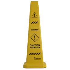 CONJUNTO CONE SINALIZADOR E PLACA "CUIDADO PISO MOLHADO" CONJUNTO CONE SINALIZADOR E PLACA "CUIDADO PISO MOLHADO"