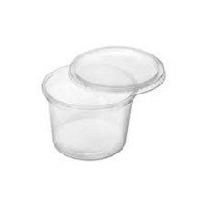 POTE PLASTICO COM TAMPA 1LT  PCT C/25UND