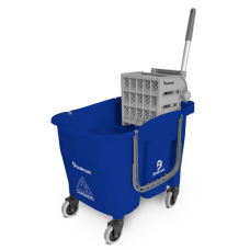 BALDE COM ESPREMEDOR 30LTS DOBLO AZUL