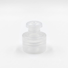 TAMPA ROSCA PUSH PULL PC028- TRANSPARENTE