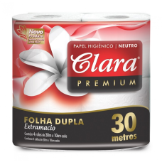 PAPEL HIGIÊNICO 04X30M FOLHA DUPLA CLARA- 2249 PAPEL HIGIÊNICO 04X30M FOLHA DUPLA CLARA- 2249