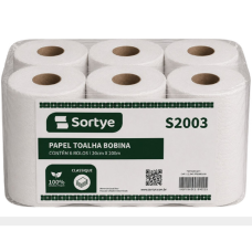 PAPEL TOALHA BOBINA 6X200MT SORTYE S2003 PAPEL TOALHA BOBINA 6X200MT SORTYE S2003