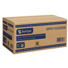 PAPEL HIGIÊNICO INTERFOLHADO FOLHA DUPLA c/8000fls EXCELLENCE SPHI1020DE8