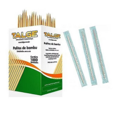 PALITO DENTAL BAMBU SACHÊ CX C 2000UND