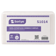 PAPEL TOALHA INTERFOLHA 2 DOBRAS C/2000fls 20X21 S1014 LITE SORTYE PAPEL TOALHA INTERFOLHA 2 DOBRAS C/2000fls 20X21 S1014 LITE SORTYE