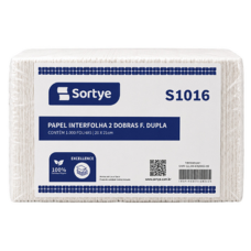 PAPEL TOALHA INTERFOLHA FOLHA DUPLA C/1000fls 20X21 S1016 EXCELLENCE