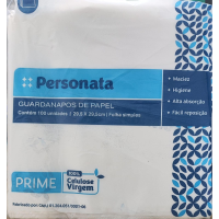 GUARDANAPO DE MESA FOLHA SIMPLES 29,5x29,5 cm C/100fls 6003 PERSONATA