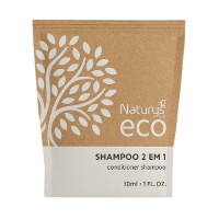 SHAMPOO 2X1 ECO SACHET PAPEL 30ML 150UN NATURYS-2603